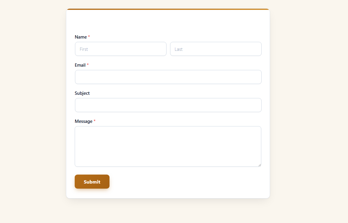 A published PhemightForms contact form